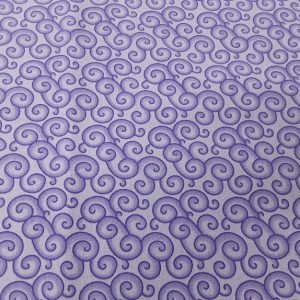 Wideback cotton - Algodon Swirl Purple
