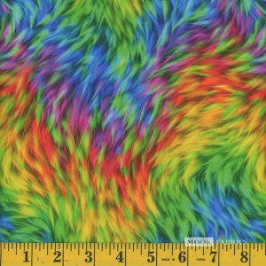 Mook Fabrics - Rainbow Fur