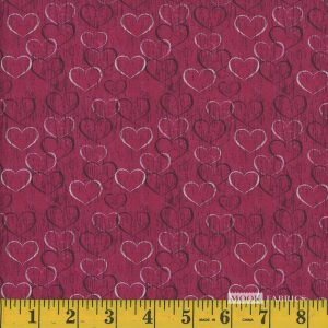Mook Fabrics - Heather Wine