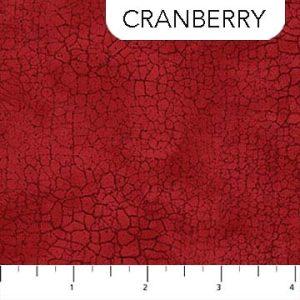 Northcott - Crackle Cranberry