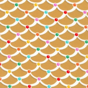 Robert Kaufman - Tinsel Town Frosting Gingerbread