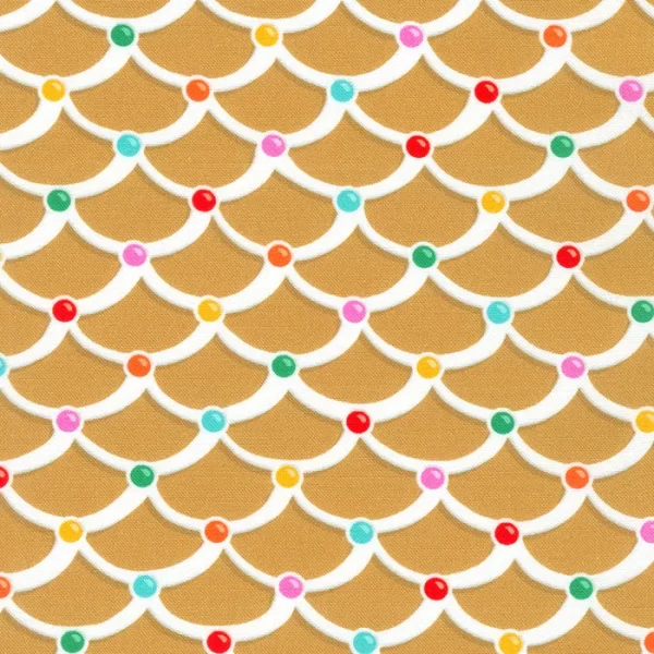 Robert Kaufman - Tinsel Town Frosting Gingerbread