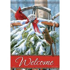 Small double sided flag - Cardinal Sled