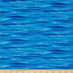 Landscape Medley Smooth Water Deep Blue