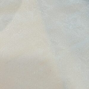 Cotton 108” white on white floral
