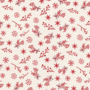 Nordic Noel - cream red print