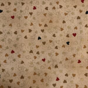 We love Christmas gold hearts