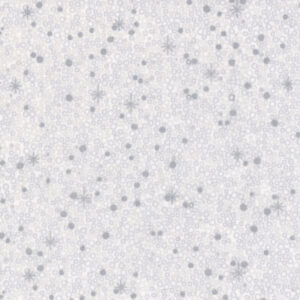 We love Christmas- White silver glitter snowflakes