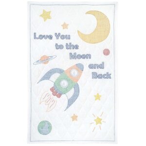Crib Quilt Top - Love You to the Moon