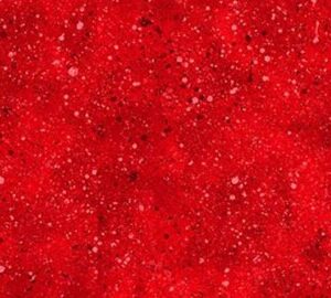 108” cotton - Red Splatter
