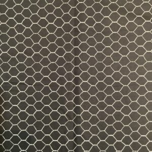 Black with Chicken Wire